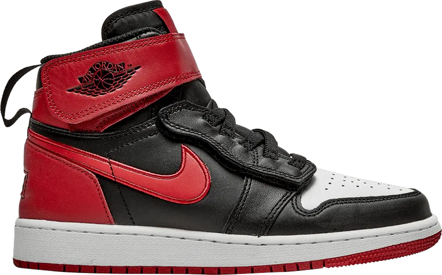  Jordan 1 High FlyEase Bred White Toe (GS)