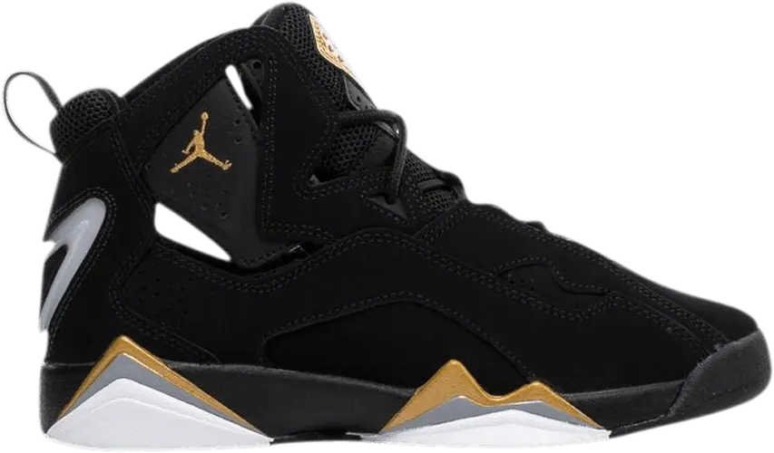  Jordan True Flight Black Metallic Gold (GS)