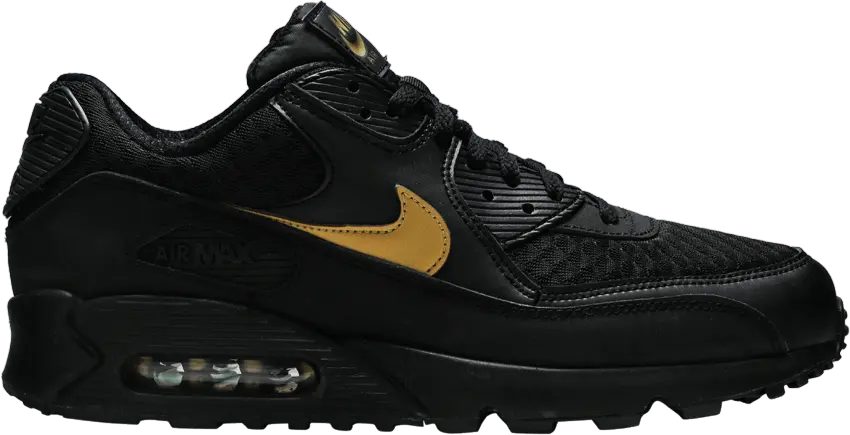  Nike Air Max 90 Essential Black Gold