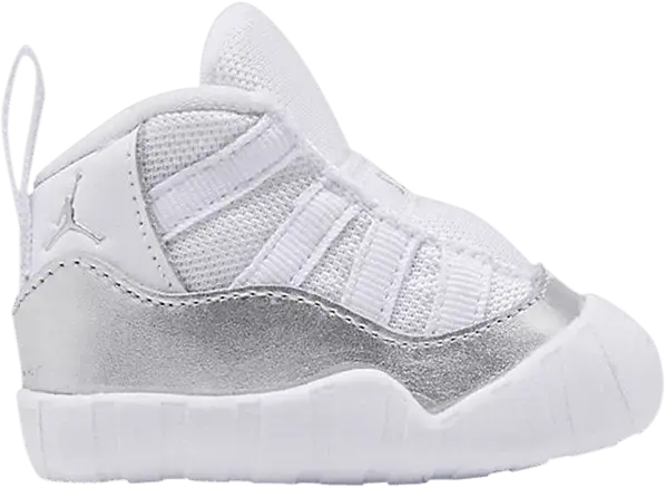  Jordan 11 Crib Bootie White Platinum (I)