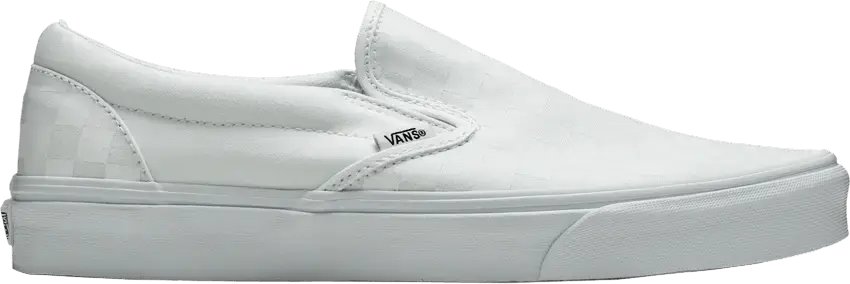  Vans Classic Slip-On White Checkerboard
