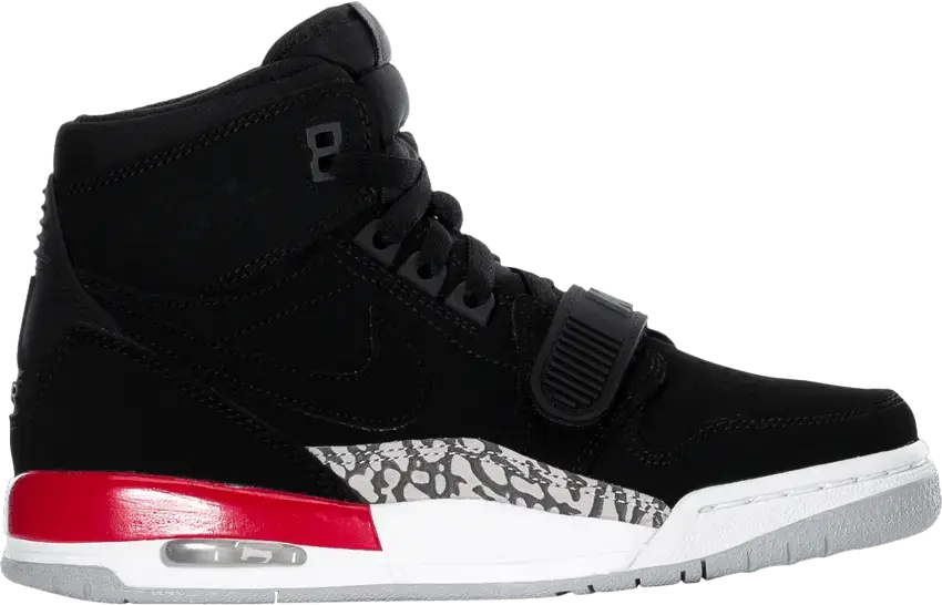  Jordan Legacy 312 GS &#039;Black Fire Red&#039;