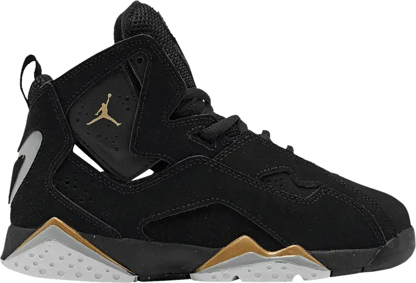  Jordan True Flight BP &#039;Black Metallic Gold&#039;