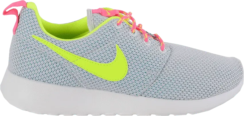  Nike Rosherun GS &#039;Pure Platinum Volt Pink&#039;