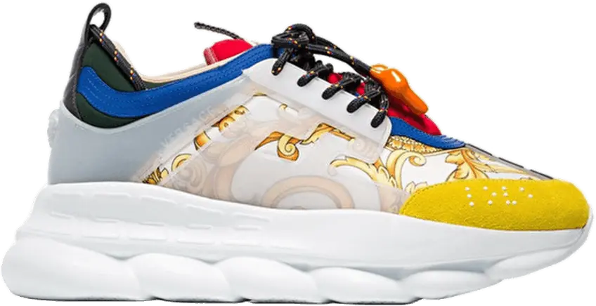  Versace Chain Reaction Multi-Color Rubber Suede