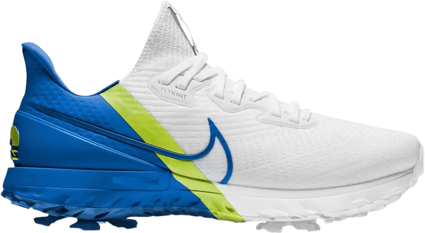  Nike Air Zoom Infinity Tour White Volt Baseball Blue