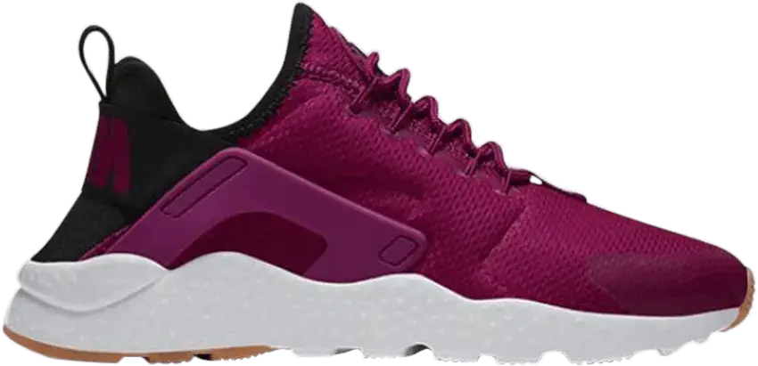  Nike Air Huarache Run Ultra Sport Fuchsia Black-Gum Yellow (Women&#039;s)