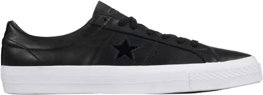  Converse One Star Low Leather &#039;Black&#039;