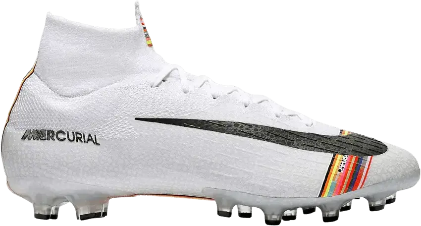  Nike Mercurial Superfly 6 Elite AG Pro White Black