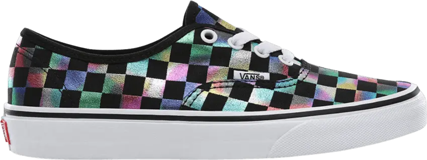  Vans Authentic Iridescent Checkerboard