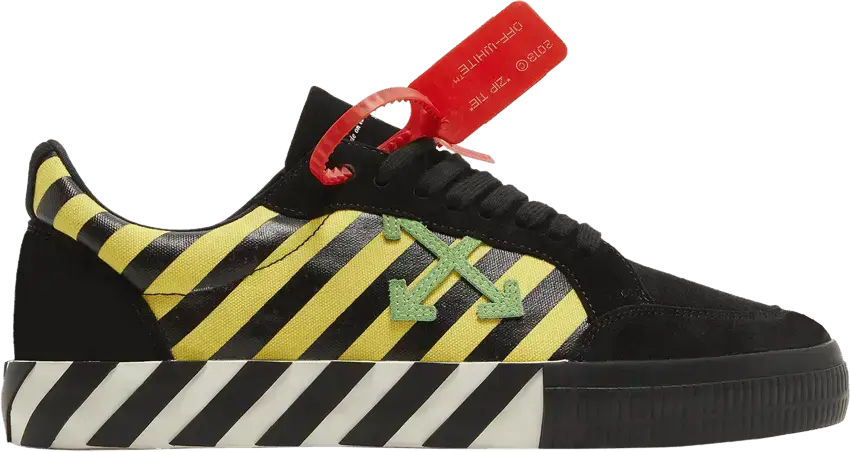  Off-White OFF-WHITE Vulc Low Black Yellow Green