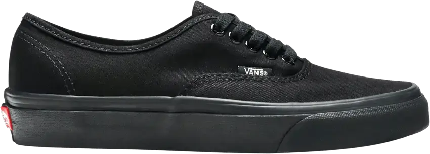  Vans Authentic Black Canvas