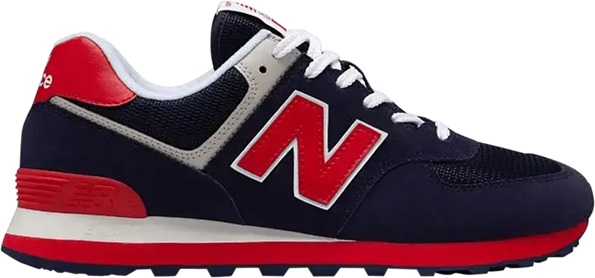  New Balance 574 Pigment Team Red