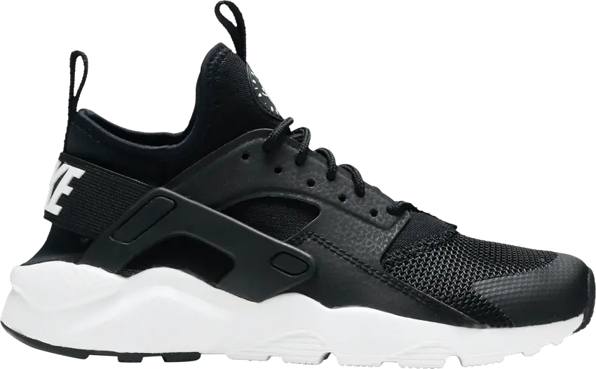  Nike Air Huarache Run Ultra Low GS &#039;Black White&#039;