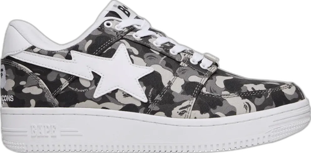  A Bathing Ape Bape Sta Comme Des Garcons White Camo