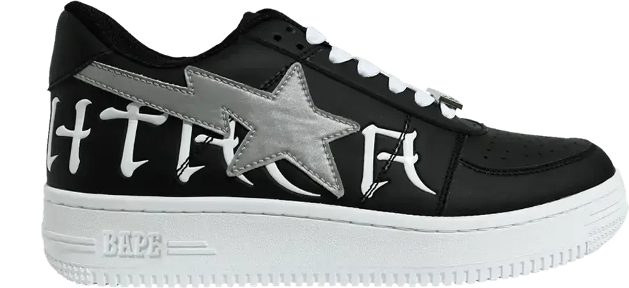  A Bathing Ape Bape Sta Low Black 3M