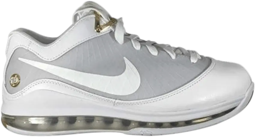  Nike LeBron 7 Low White Metallic Gold