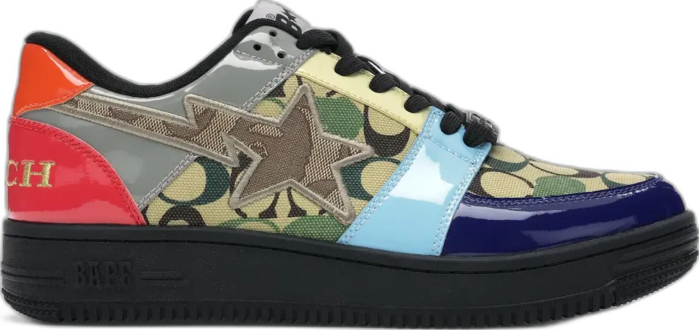  A Bathing Ape Bape Sta Low Coach Multi