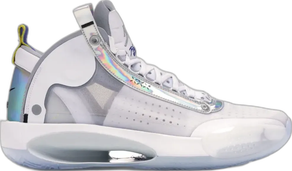  Jordan XXXIV White Metallic Silver