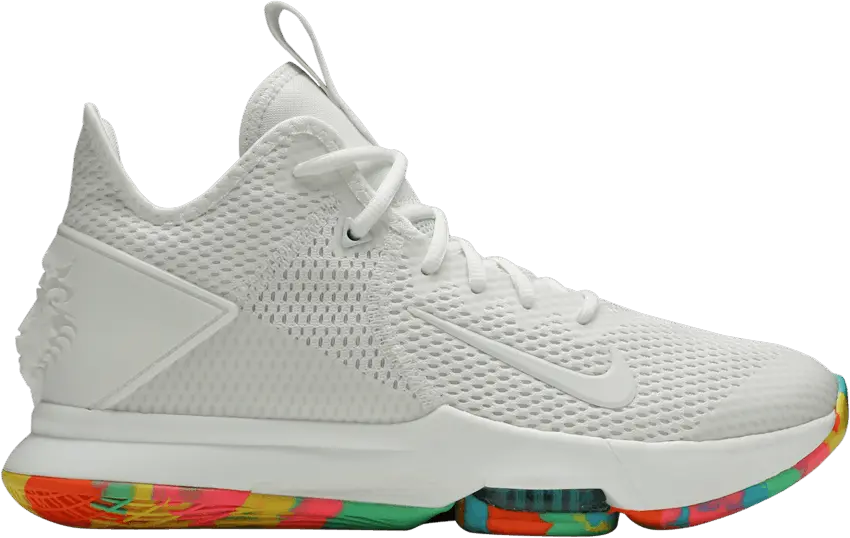  Nike LeBron Witness 4 &#039;White Multi Camo&#039;