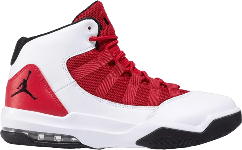  Jordan Max Aura &#039;White Gym Red&#039;