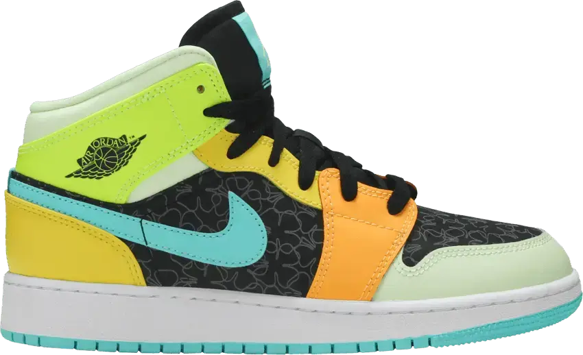  Air Jordan 1 Mid SE GS &#039;Clover&#039;