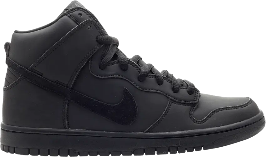  Nike SB Dunk High Premium Black Waterproof