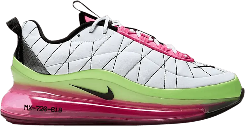  Nike MX 720-818 White Pink Blast Ghost Green (Women&#039;s)