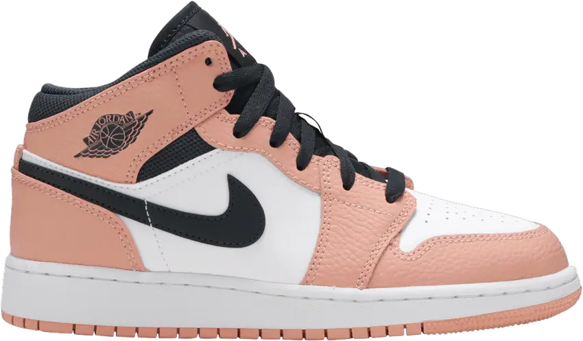  Jordan 1 Mid Pink Quartz (GS)