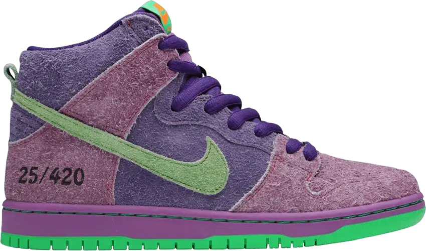  Nike SB Dunk High 420 Reverse Skunk (Special Box)