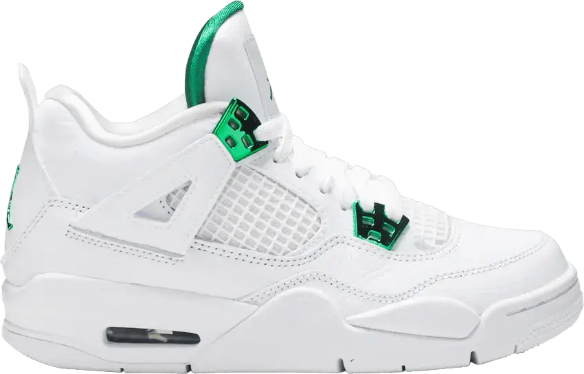  Jordan 4 Retro Metallic Green (GS)