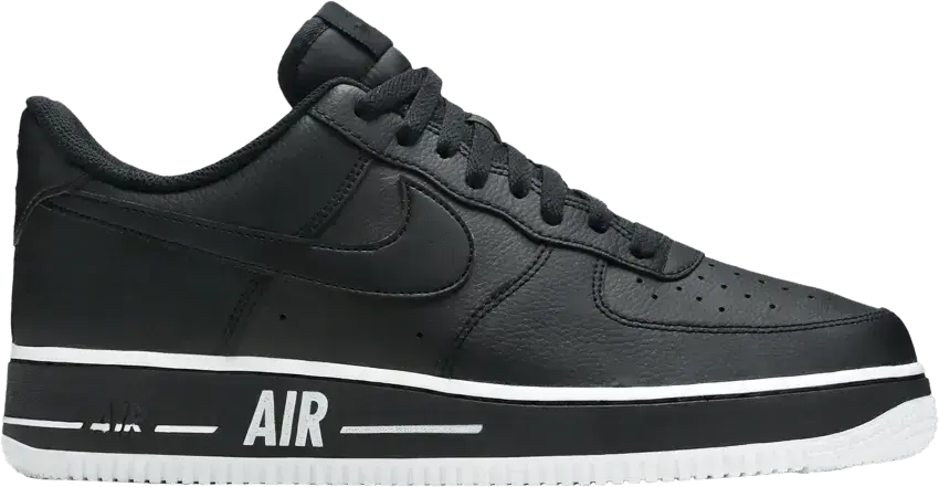  Nike Air Force 1 Low Bold Air Black White