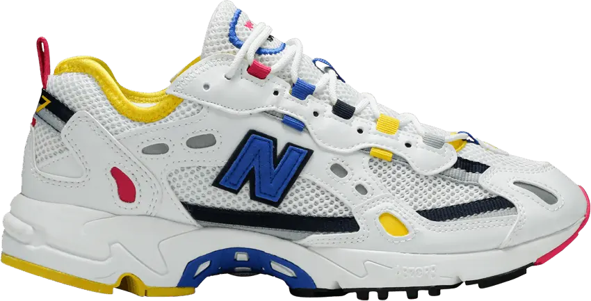  New Balance 827 White Atomic Yellow