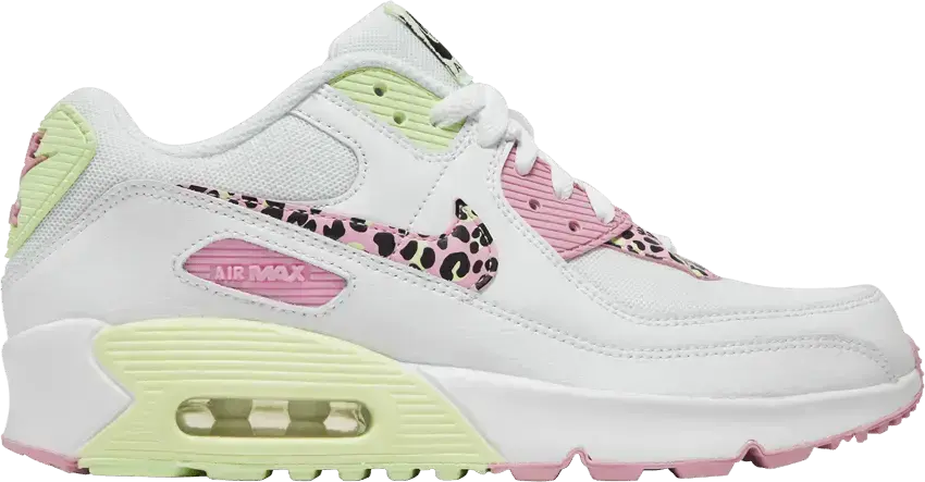  Nike Air Max 90 Pink Barely Volt (GS)