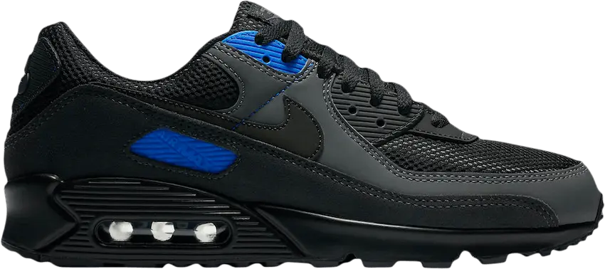  Nike Air Max 90 &#039;Black Hyper Royal&#039;