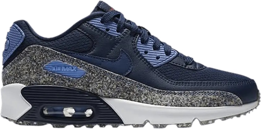  Nike Air Max 90 SE GS &#039;Midnight Navy Speckled&#039;