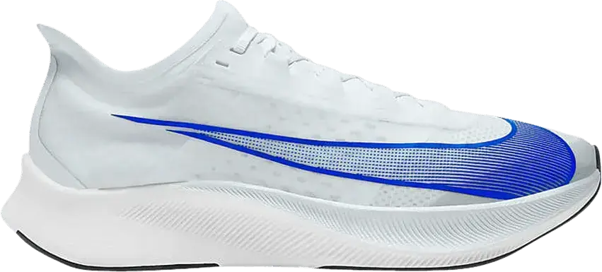  Nike Zoom Fly 3 &#039;Pure Platinum Racer Blue&#039;
