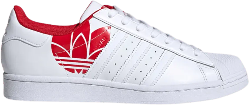  Adidas adidas Superstar Scarlet Red Trefoil