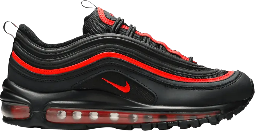  Nike Air Max 97 Black Chile Red (GS)