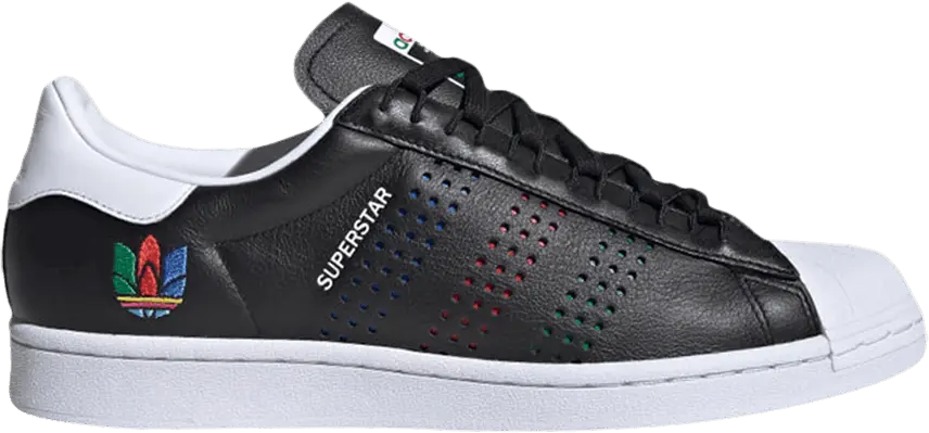  Adidas Superstar &#039;Colorful Trefoil - Core Black&#039;