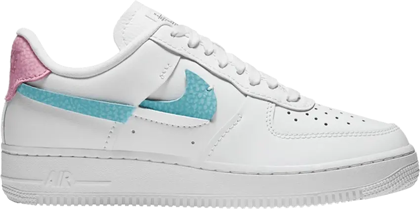  Nike Air Force 1 LXX White Pink Aqua (Women&#039;s)