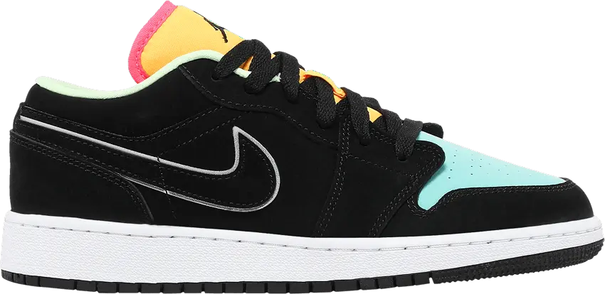  Jordan 1 Low Aurora Green (GS)