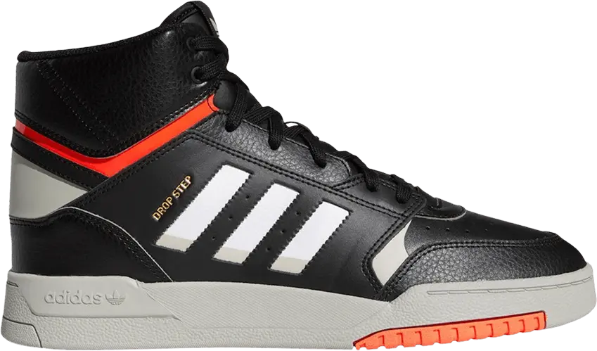 Adidas Drop Step &#039;Black Solar Red&#039;