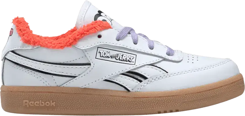  Reebok Tom &amp; Jerry x Club C Revenge Little Kid &#039;Droopy&#039;