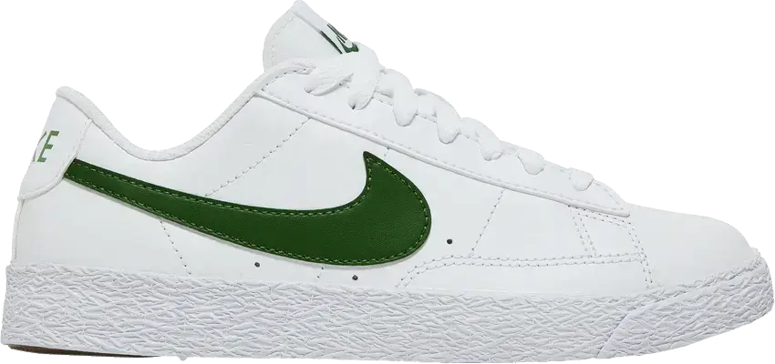  Nike Blazer Low White Forest Green (GS)
