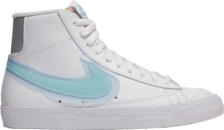  Nike Blazer Mid 77 White Glacier Blue (Women&#039;s)