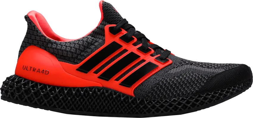  Adidas adidas Ultra 4D Core Black Solar Red