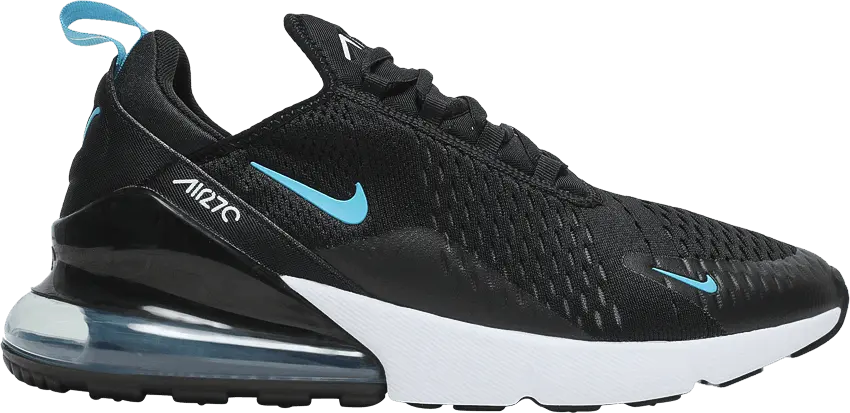  Nike Air Max 270 &#039;Black Light Blue Fury&#039;