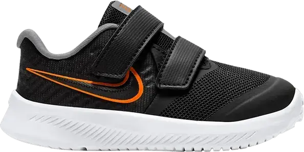  Nike Star Runner 2 TD &#039;Black Total Orange&#039;