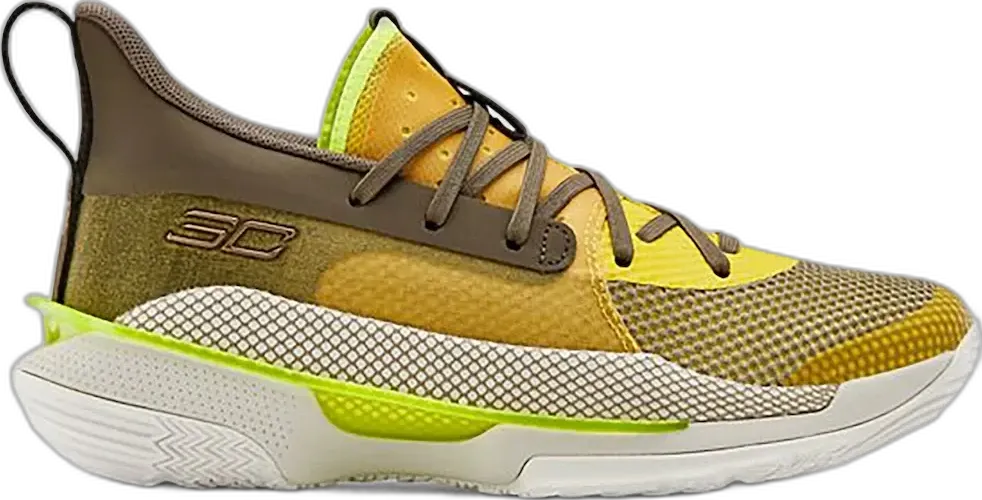Under Armour Curry 7 Zeppelin Yellow (GS)